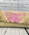 12 x 46 Lumbar Rug Pillow Nomadic Nommos Turkish Pillow Cushion Cover #7763