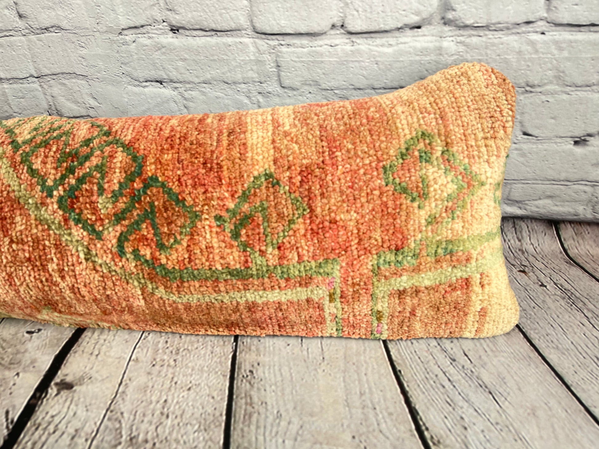 12 x 46 Lumbar Rug Pillow Timeless Textiles Turkish Pillow Cushion Cover #7533