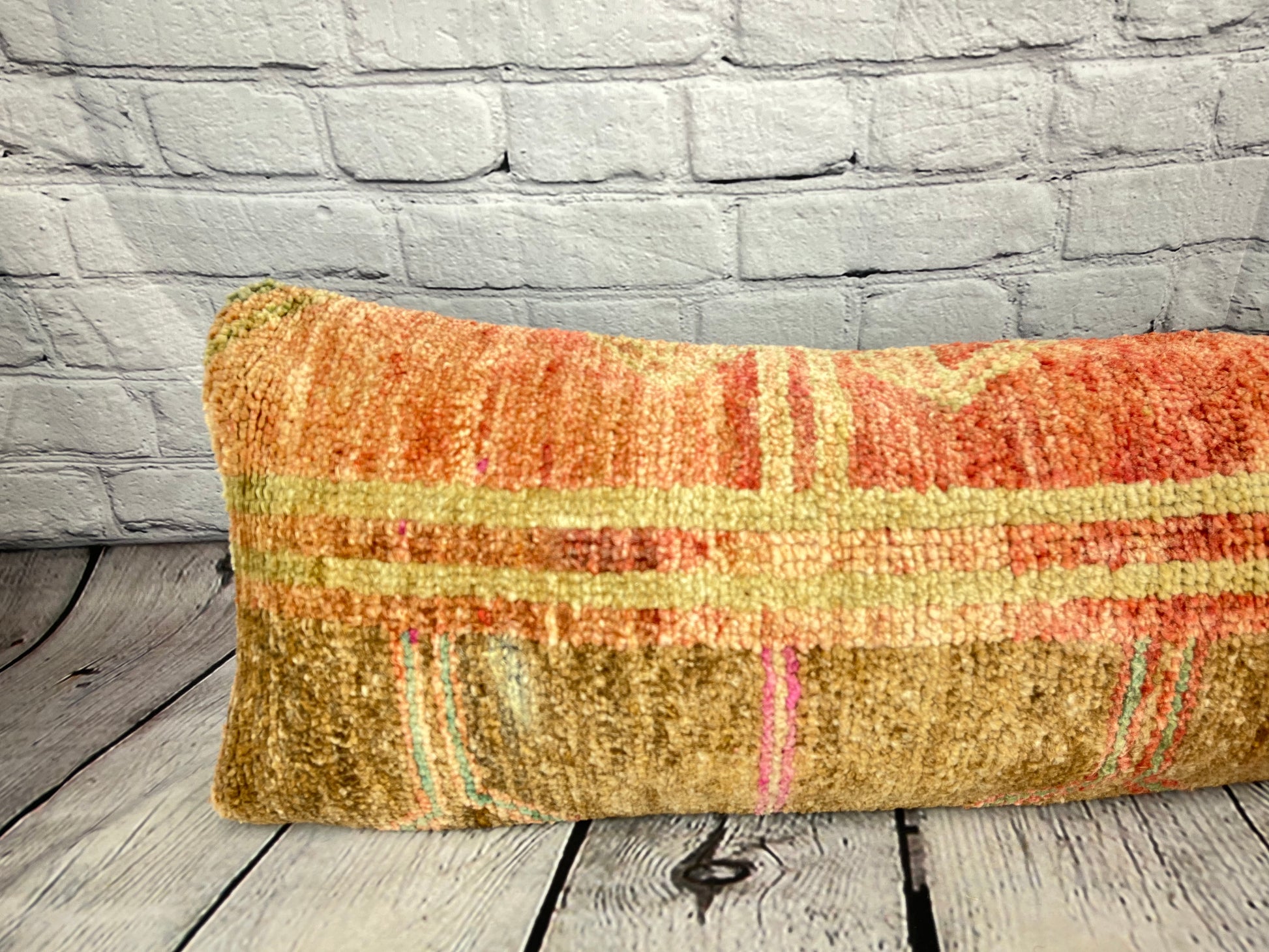 12 x 46 Lumbar Rug Pillow Timeless Textiles Turkish Pillow Cushion Cover #7533