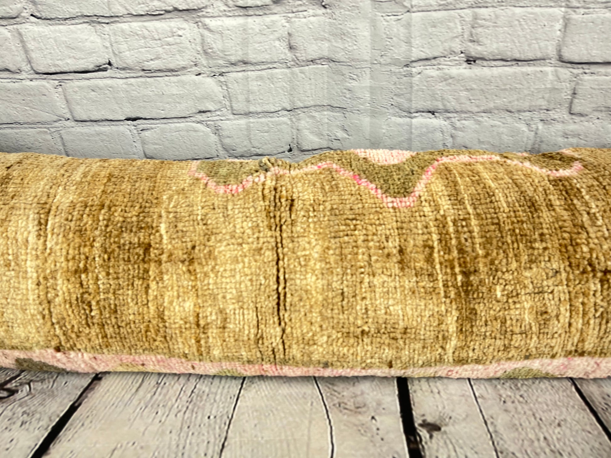 12 x 46 Lumbar Rug Pillow Plush Patterns Turkish Pillow Cushion Cover #7500