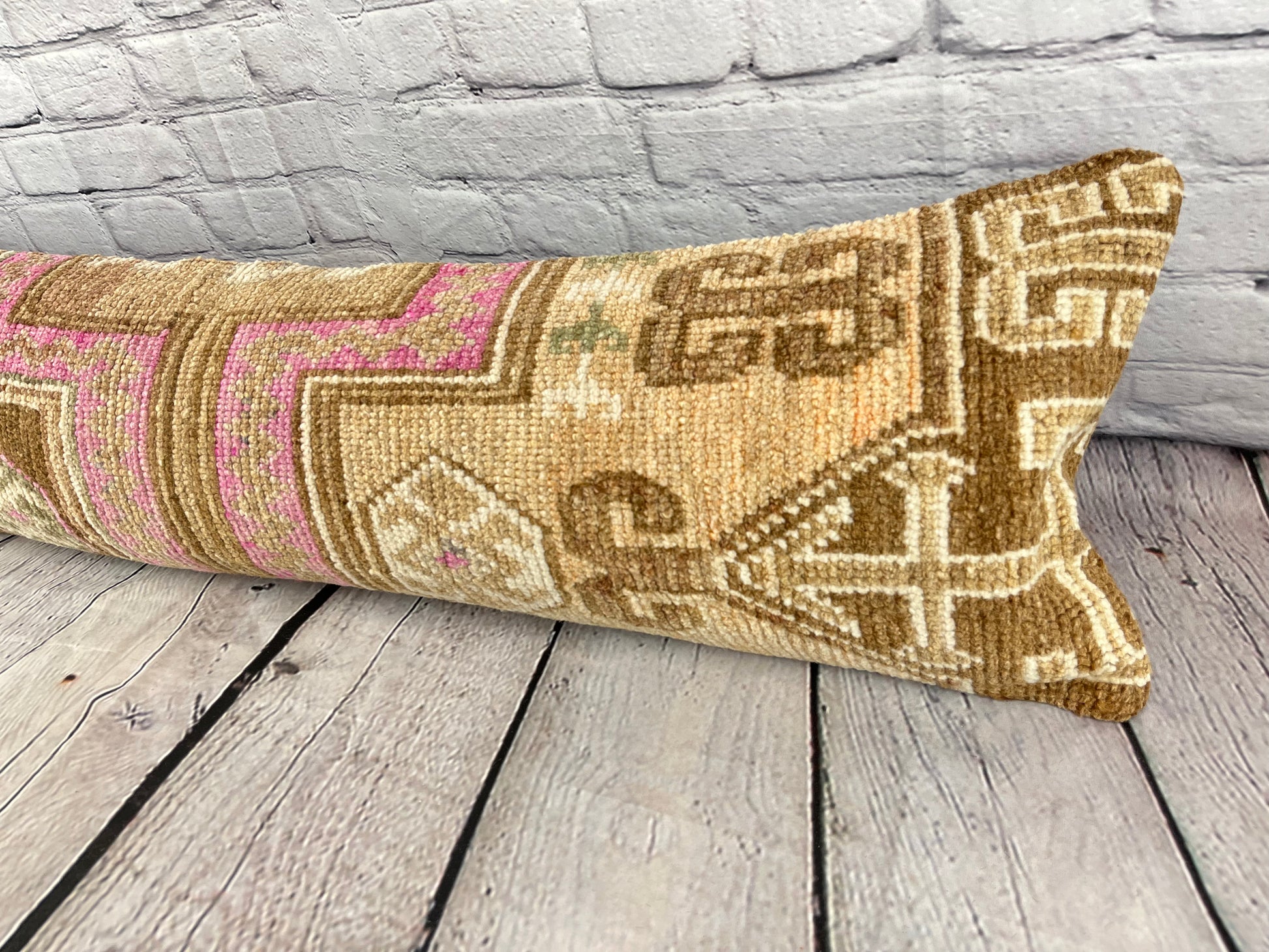 12 x 46 Lumbar Rug Pillow Turkish Traditions Turkish Pillow Cushion Cover #7531