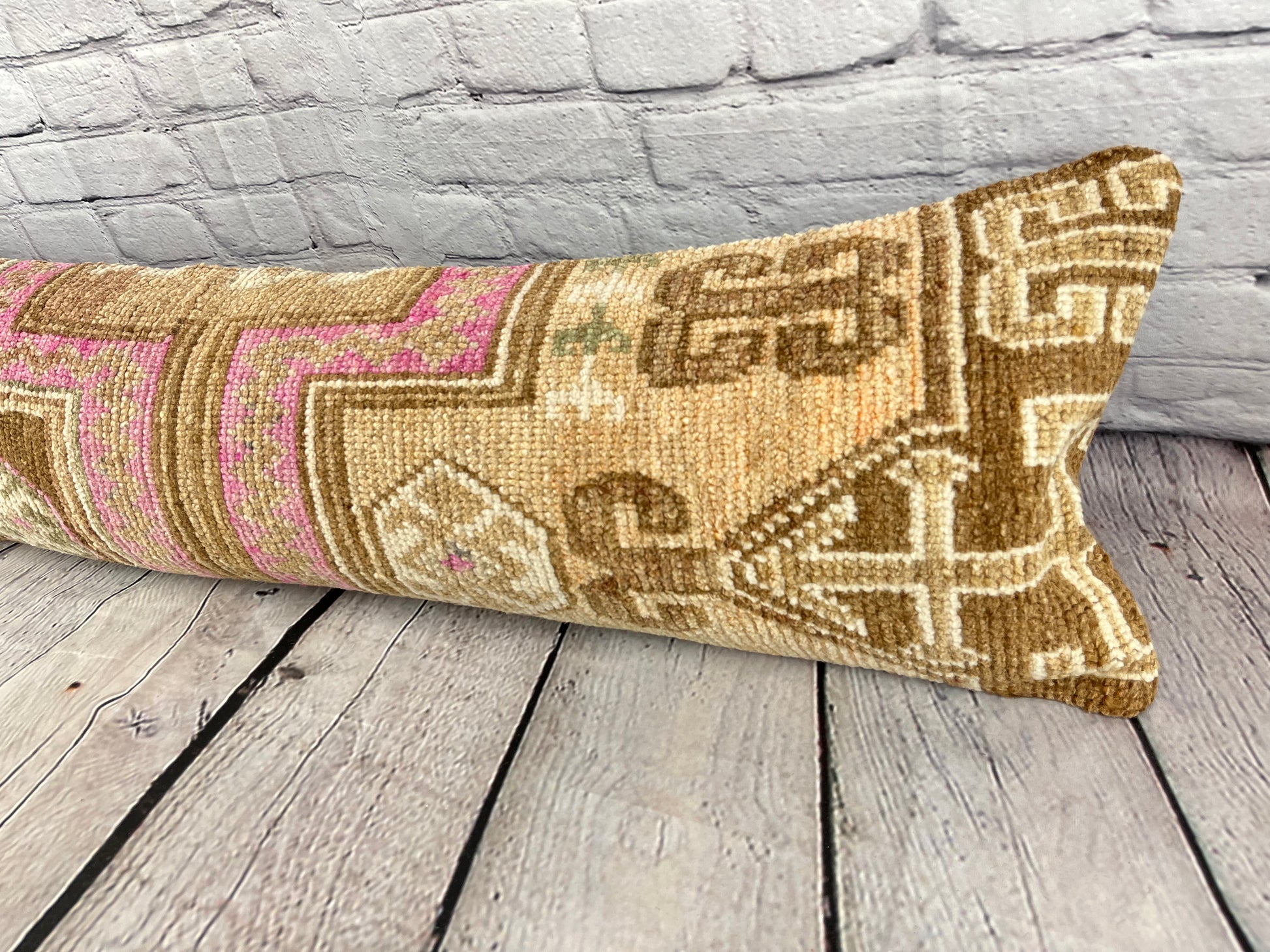 12 x 46 Lumbar Rug Pillow Turkish Traditions Turkish Pillow Cushion Cover #7531