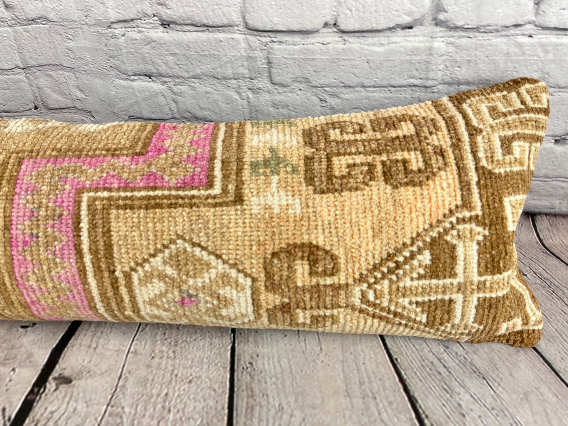 12 x 46 Lumbar Rug Pillow Turkish Traditions Turkish Pillow Cushion Cover #7531
