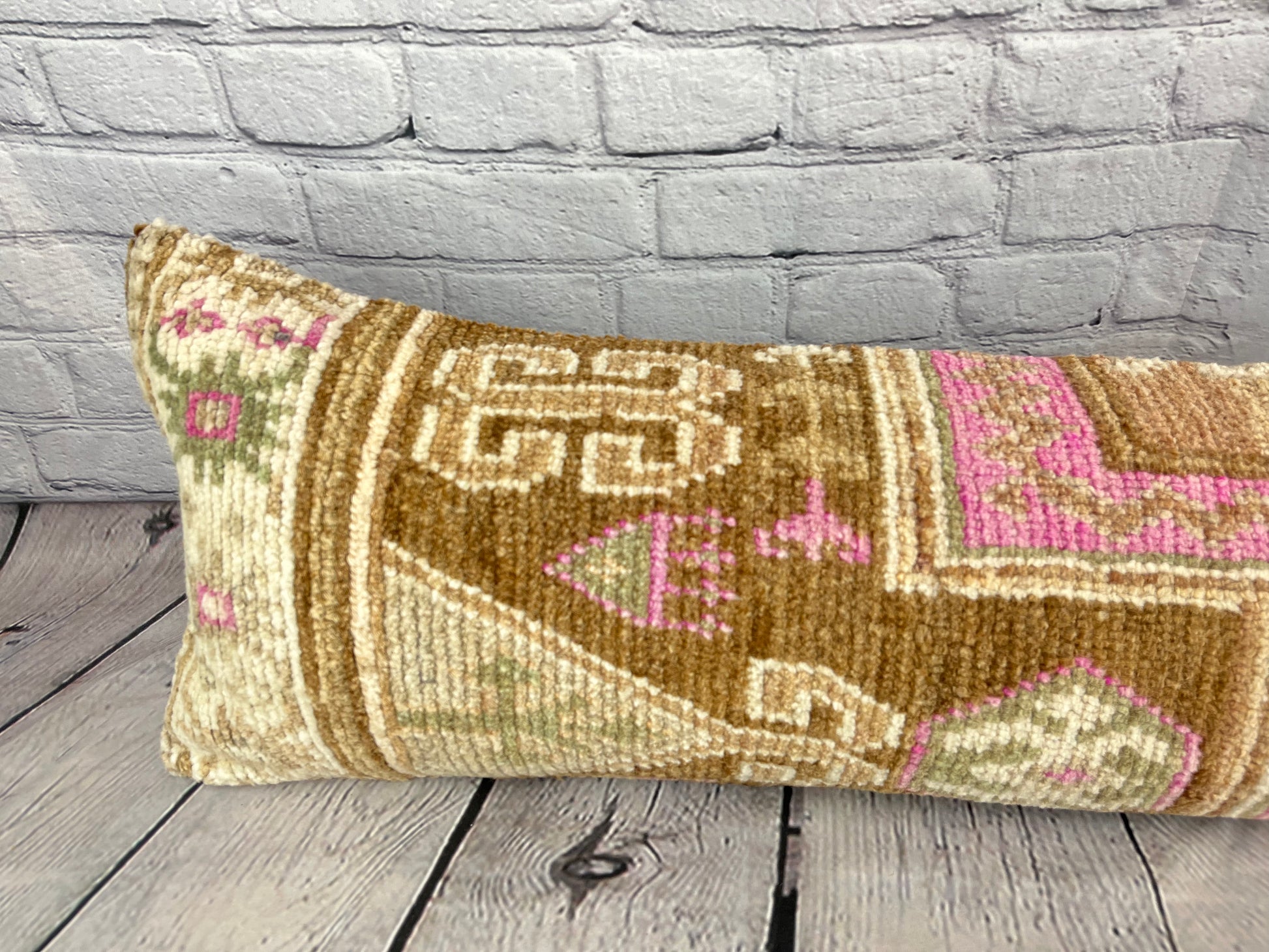 12 x 46 Lumbar Rug Pillow Turkish Traditions Turkish Pillow Cushion Cover #7531