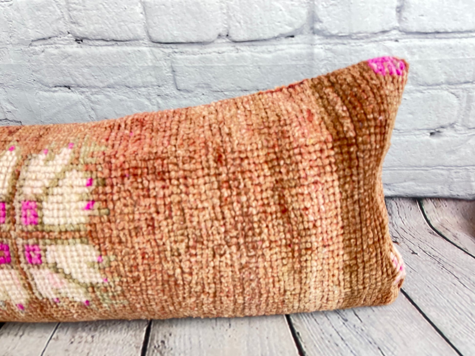 12 x 46 Lumbar Rug Pillow Royal Comfort Turkish Pillow Cushion Cover #7511