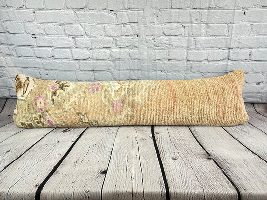 12 x 46 Lumbar Rug Pillow Artistic Expression Turkish Pillow Cushion Cover #7513