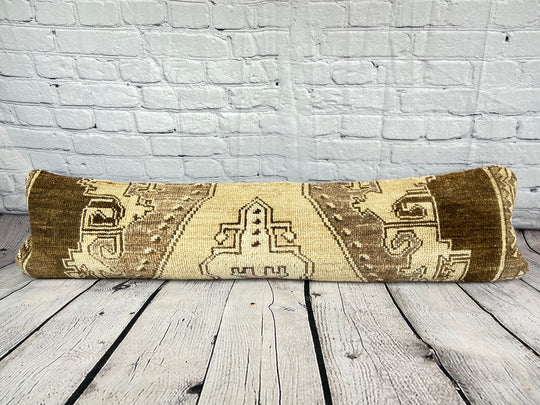 12 x 46 Lumbar Rug Pillow Eastern Romance Turkish Pillow Cushion Cover #7562