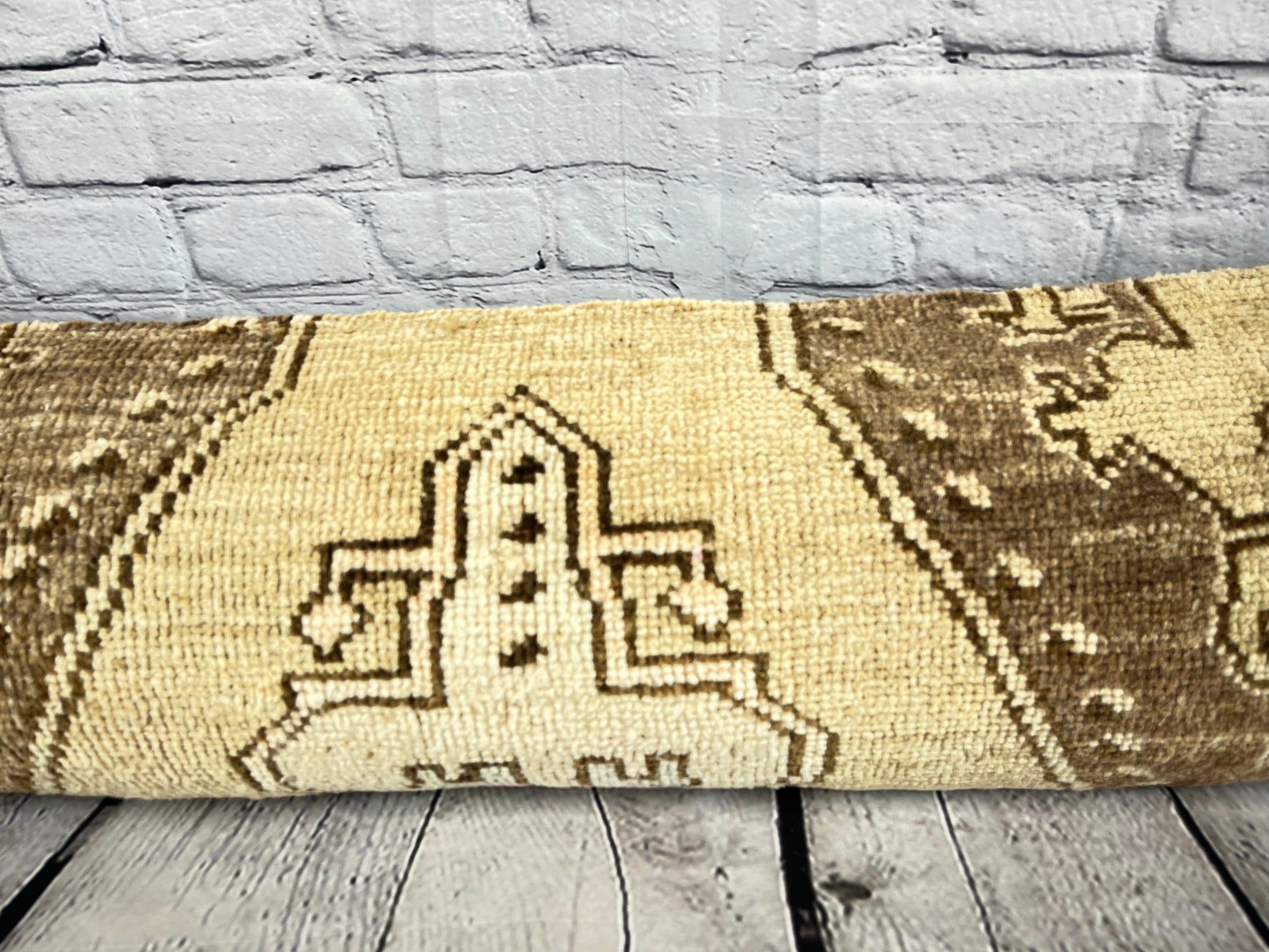 12 x 46 Lumbar Rug Pillow Eastern Romance Turkish Pillow Cushion Cover #7562