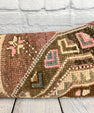 12 x 46 Lumbar Rug Pillow Nomadic Elegance Turkish Pillow Cushion Cover #7539