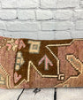 12 x 46 Lumbar Rug Pillow Nomadic Elegance Turkish Pillow Cushion Cover #7539