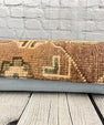 12 x 46 Lumbar Rug Pillow Nomadic Elegance Turkish Pillow Cushion Cover #7539