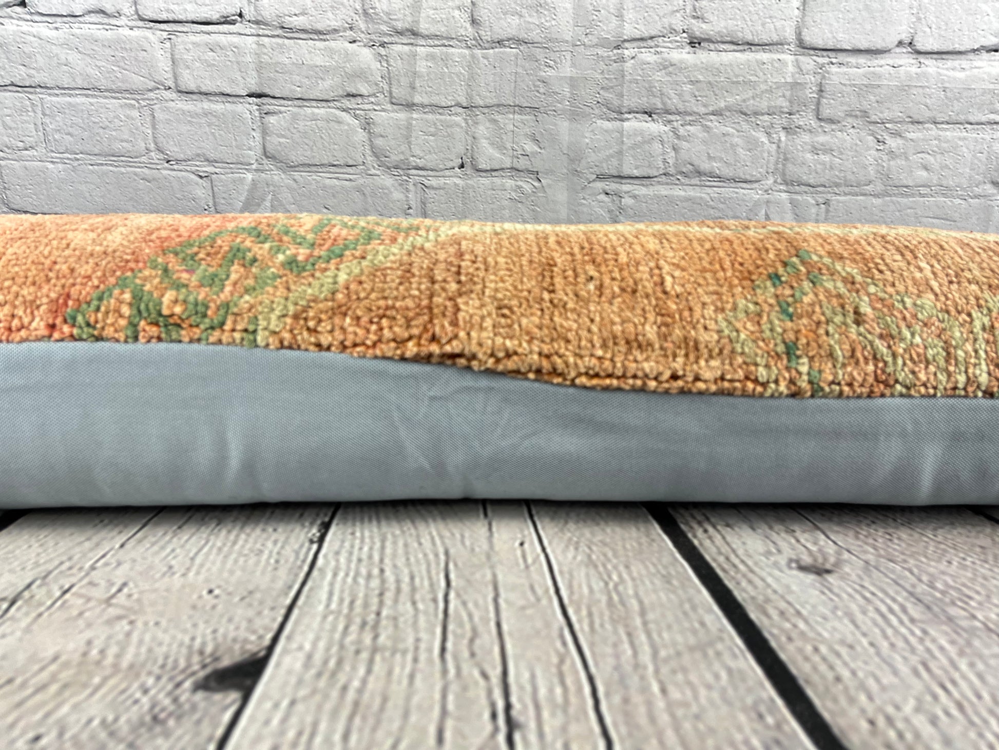 12 x 46 Lumbar Rug Pillow Global Glamour Turkish Pillow Cushion Cover #7560
