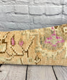 12 x 46 Lumbar Rug Pillow Ornate Accents Turkish Pillow Cushion Cover #7566