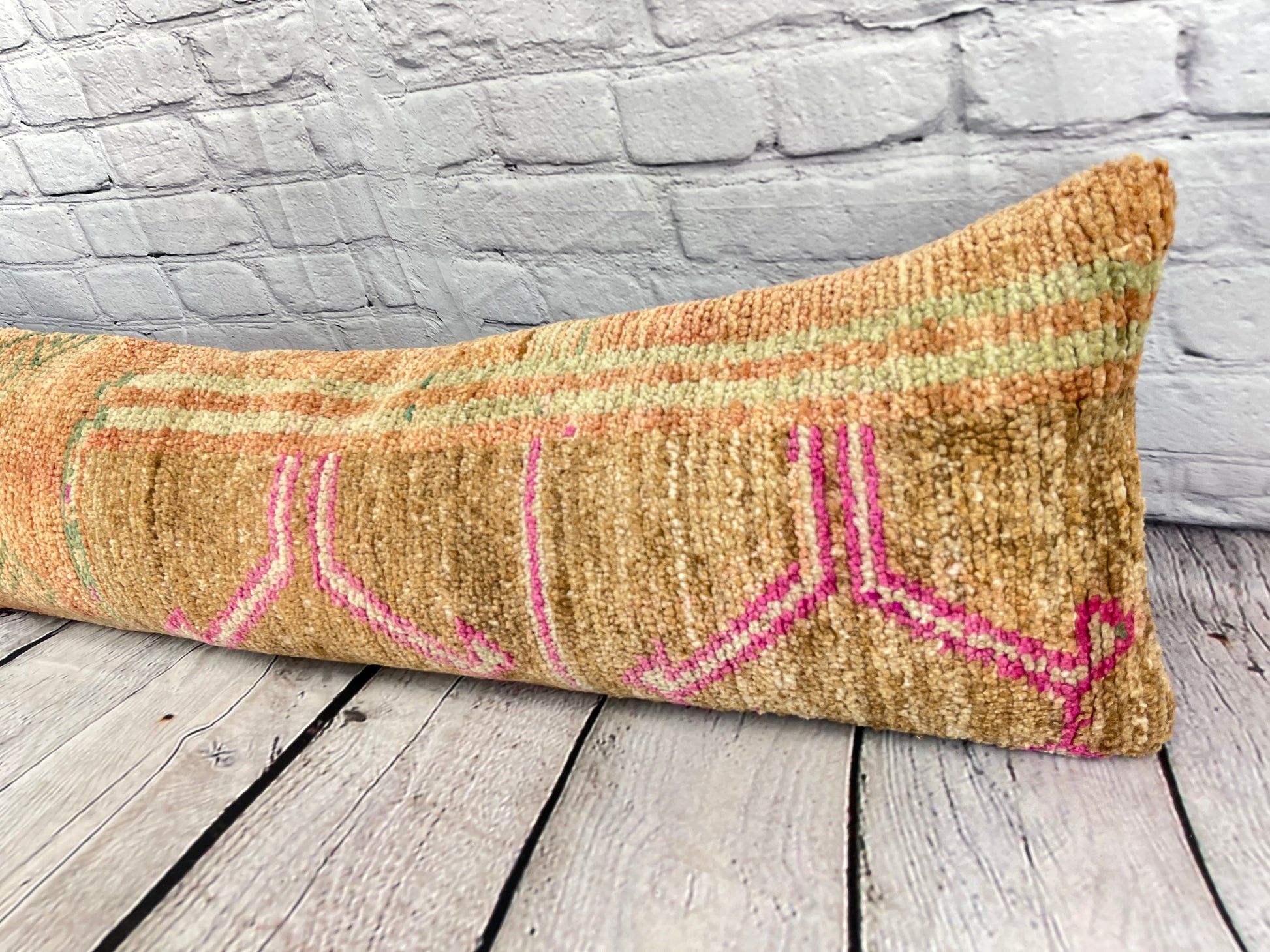 12 x 46 Lumbar Rug Pillow Textile Treasures Turkish Pillow Cushion Cover #7554
