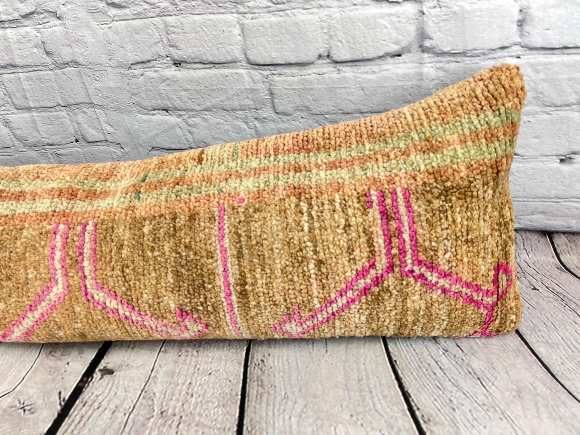 12 x 46 Lumbar Rug Pillow Textile Treasures Turkish Pillow Cushion Cover #7554