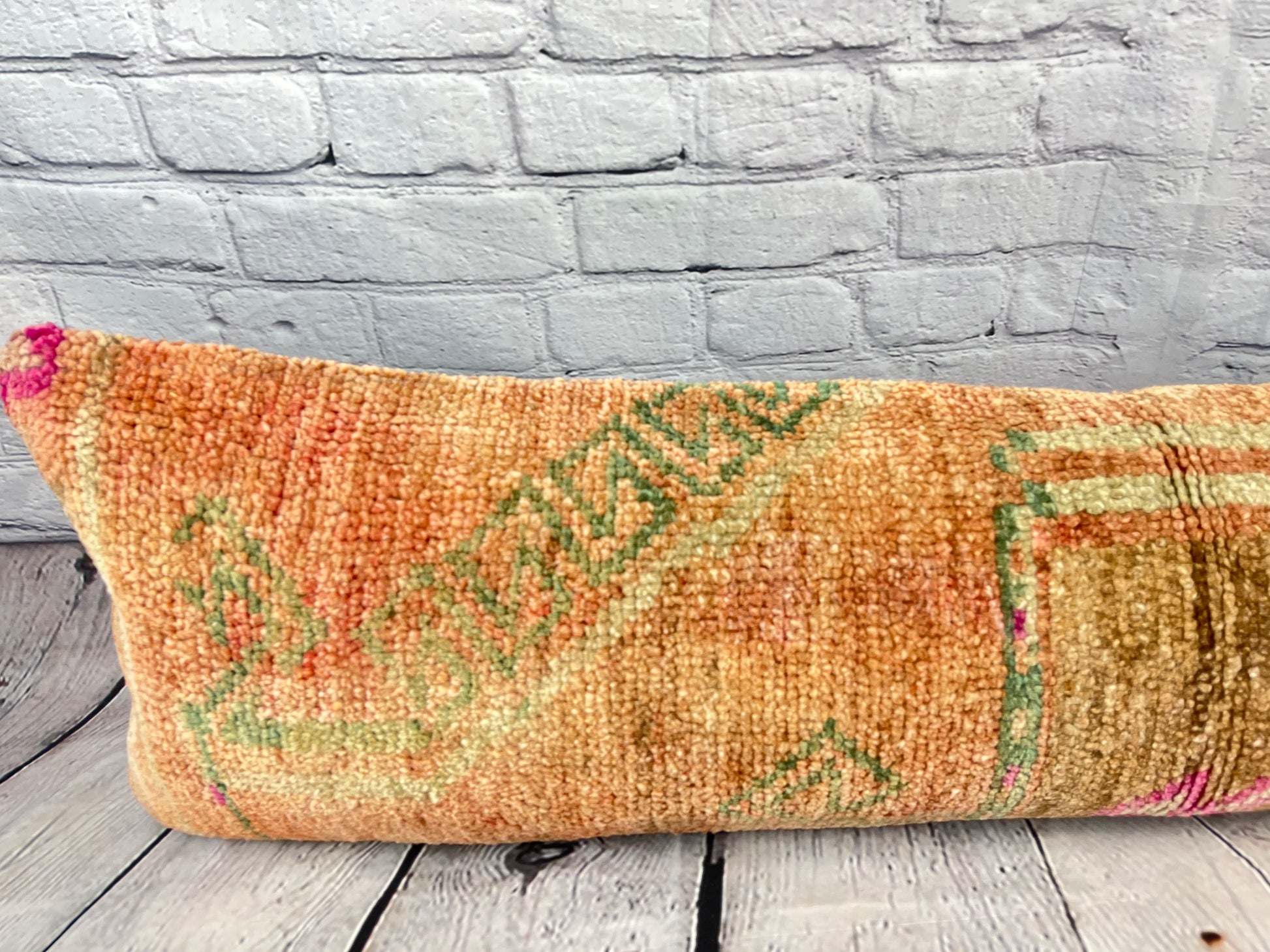12 x 46 Lumbar Rug Pillow Textile Treasures Turkish Pillow Cushion Cover #7554