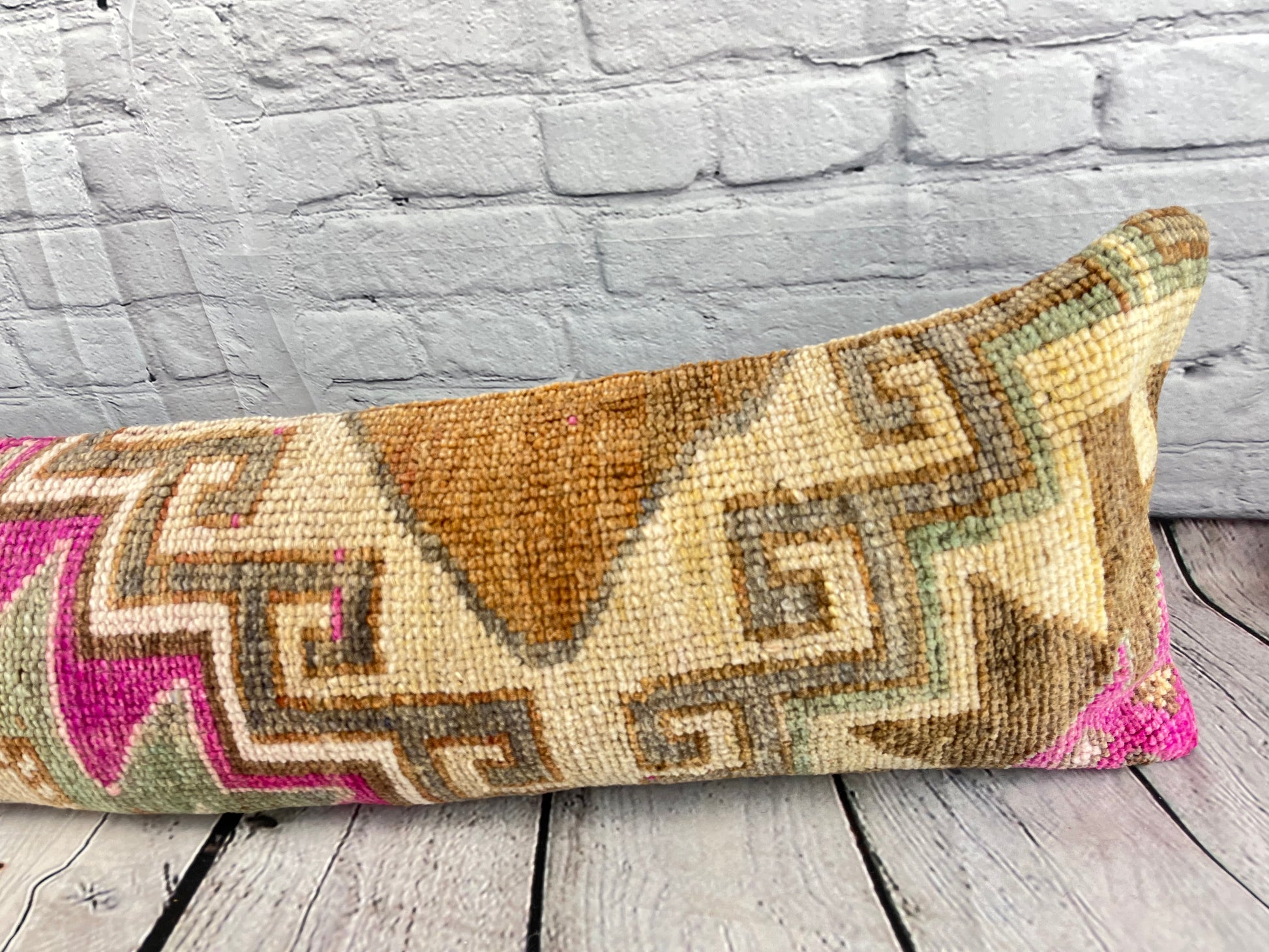 12 x 46 Lumbar Rug Pillow Oriental Majesty Turkish Pillow Cushion Cover #7564