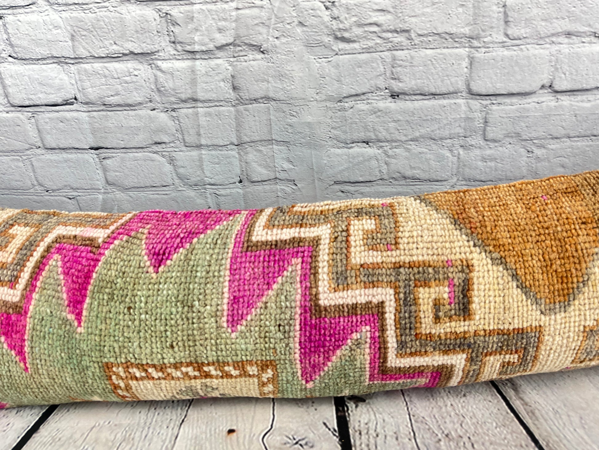 12 x 46 Lumbar Rug Pillow Oriental Majesty Turkish Pillow Cushion Cover #7564