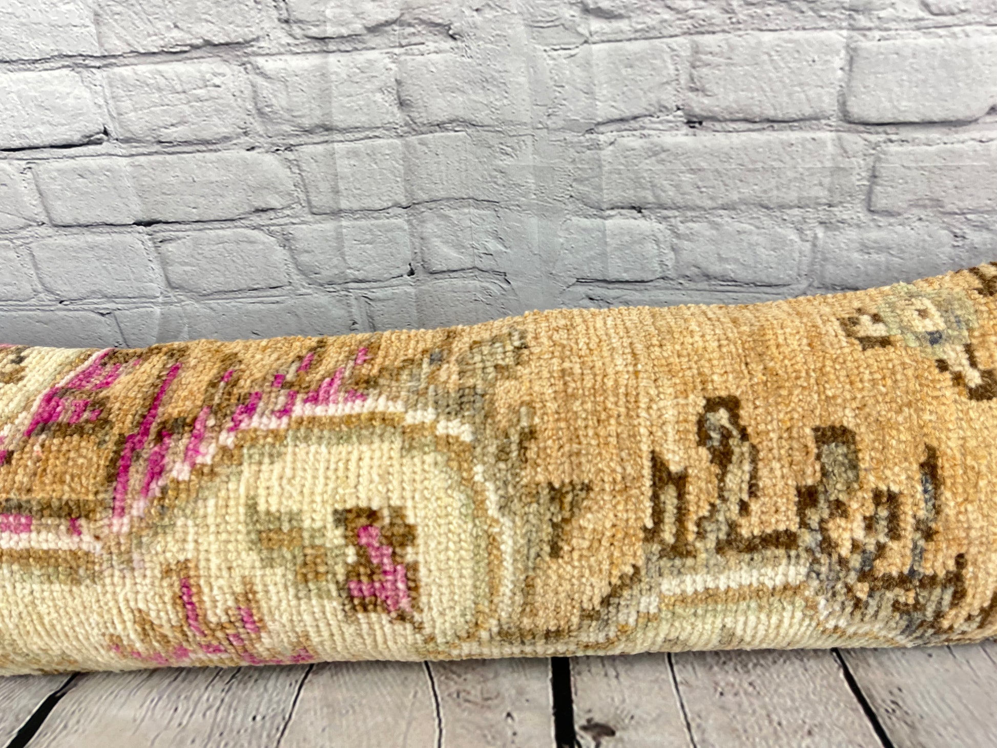 12 x 46 Lumbar Rug Pillow Cozy Opulence Turkish Pillow Cushion Cover #7572