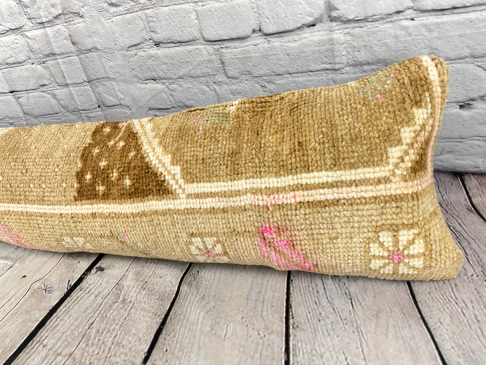 12 x 46 Lumbar Rug Pillow Exotic Embellishments Turkish Pillow Cushion Cover #7557
