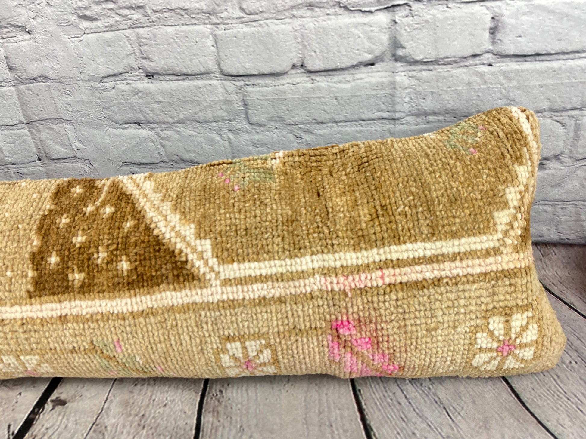12 x 46 Lumbar Rug Pillow Exotic Embellishments Turkish Pillow Cushion Cover #7557