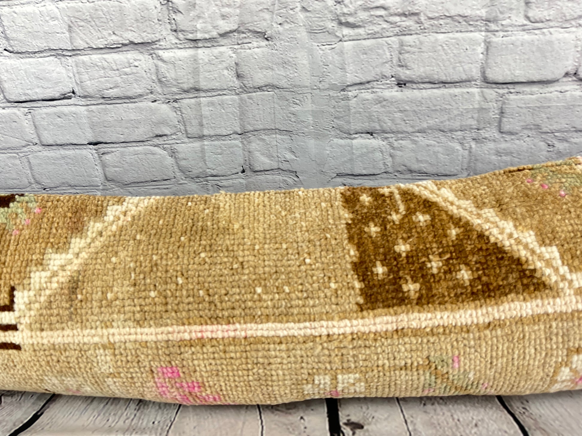 12 x 46 Lumbar Rug Pillow Exotic Embellishments Turkish Pillow Cushion Cover #7557