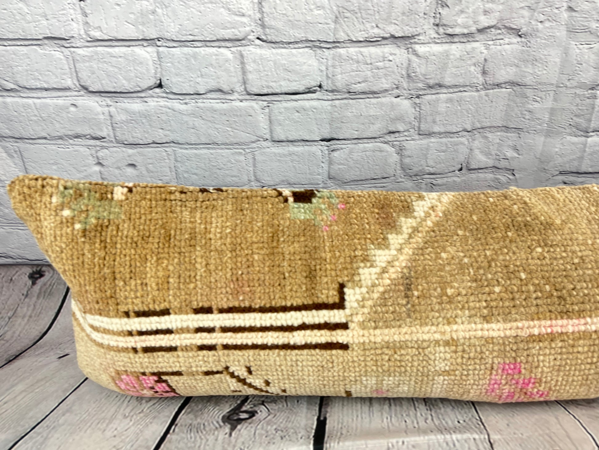12 x 46 Lumbar Rug Pillow Exotic Embellishments Turkish Pillow Cushion Cover #7557