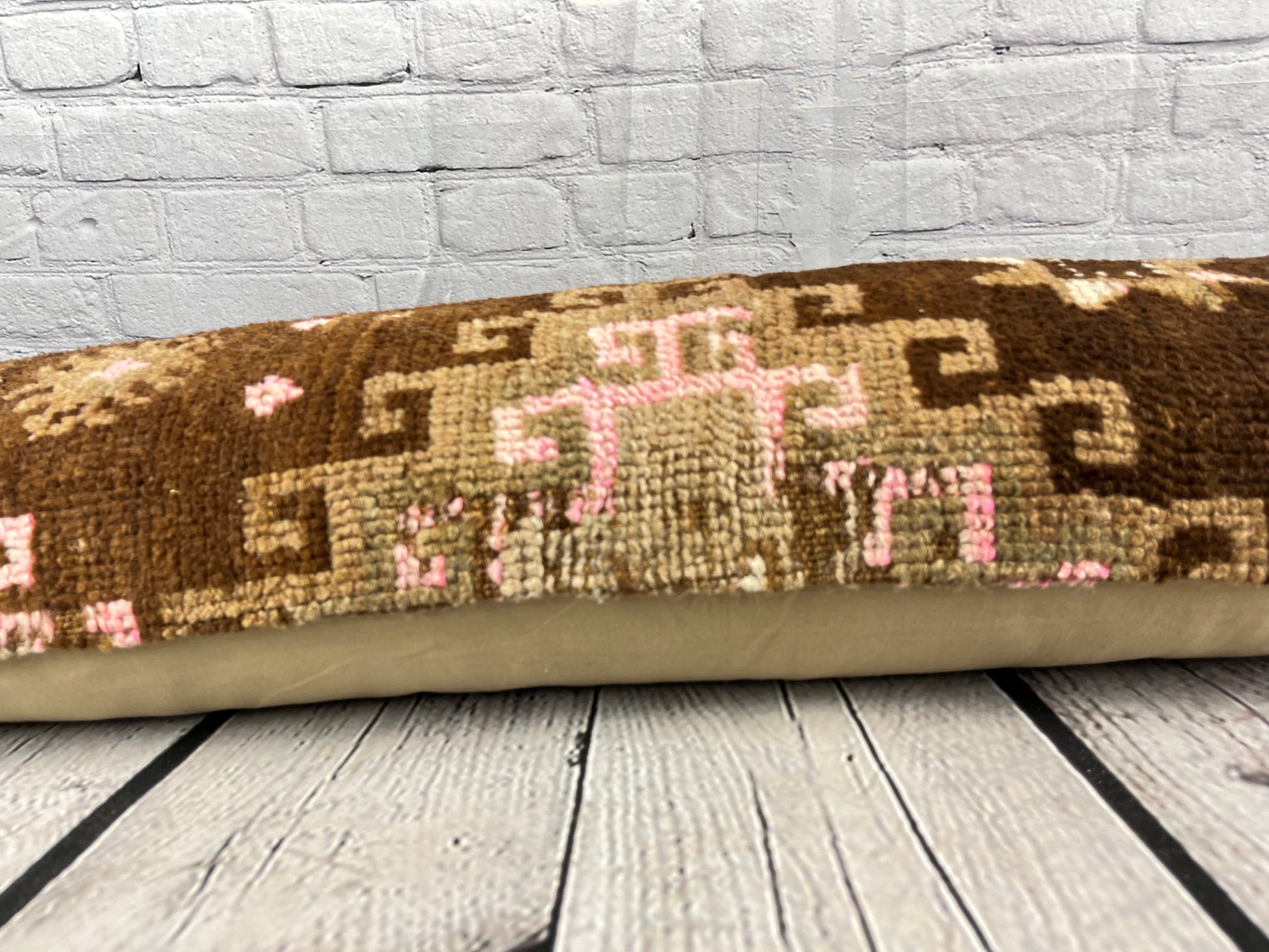 12 x 46 Lumbar Rug Pillow Cultural Splendor Turkish Pillow Cushion Cover #7775