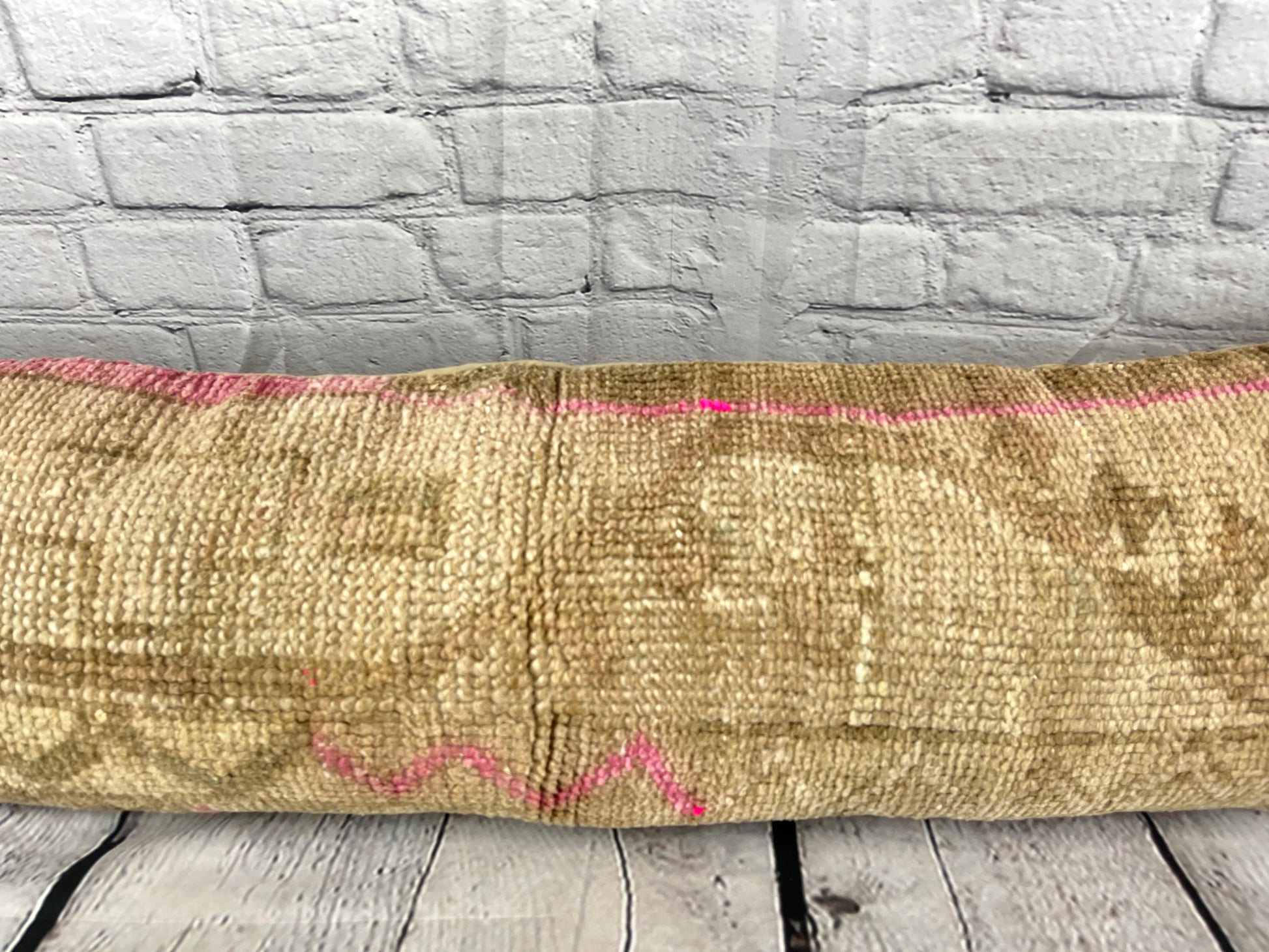12 x 46 Lumbar Rug Pillow Ethnic Charm Turkish Pillow Cushion Cover #7776