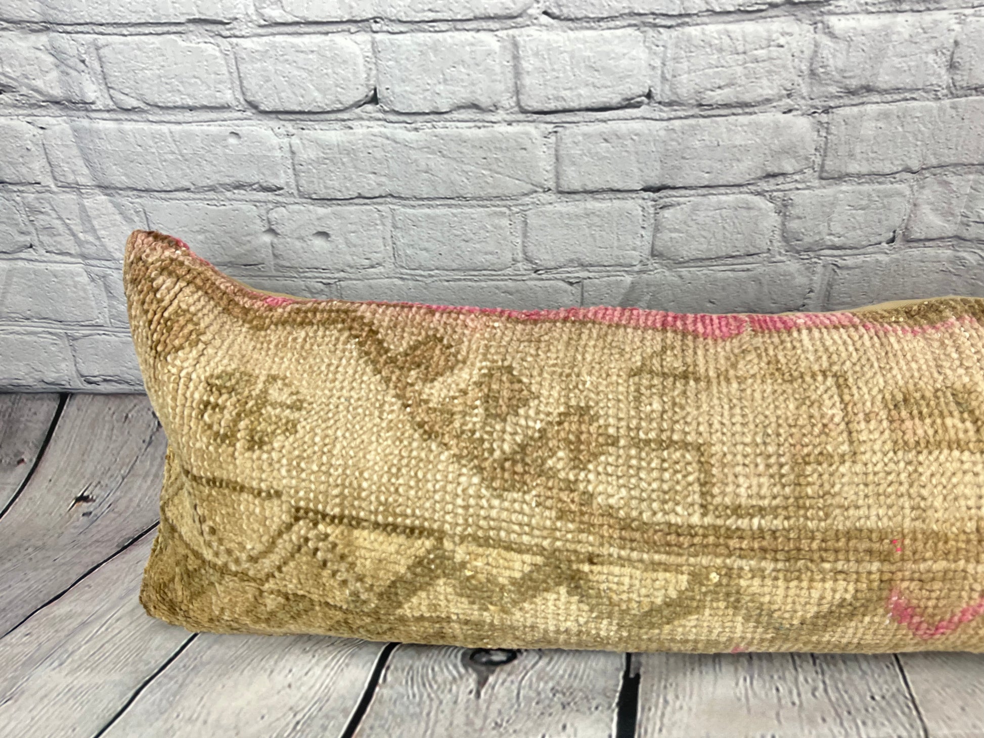 12 x 46 Lumbar Rug Pillow Ethnic Charm Turkish Pillow Cushion Cover #7776