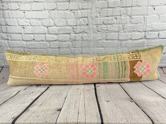 12 x 46 Lumbar Rug Pillow Eastern Opulence Turkish Pillow Cushion Cover #7777