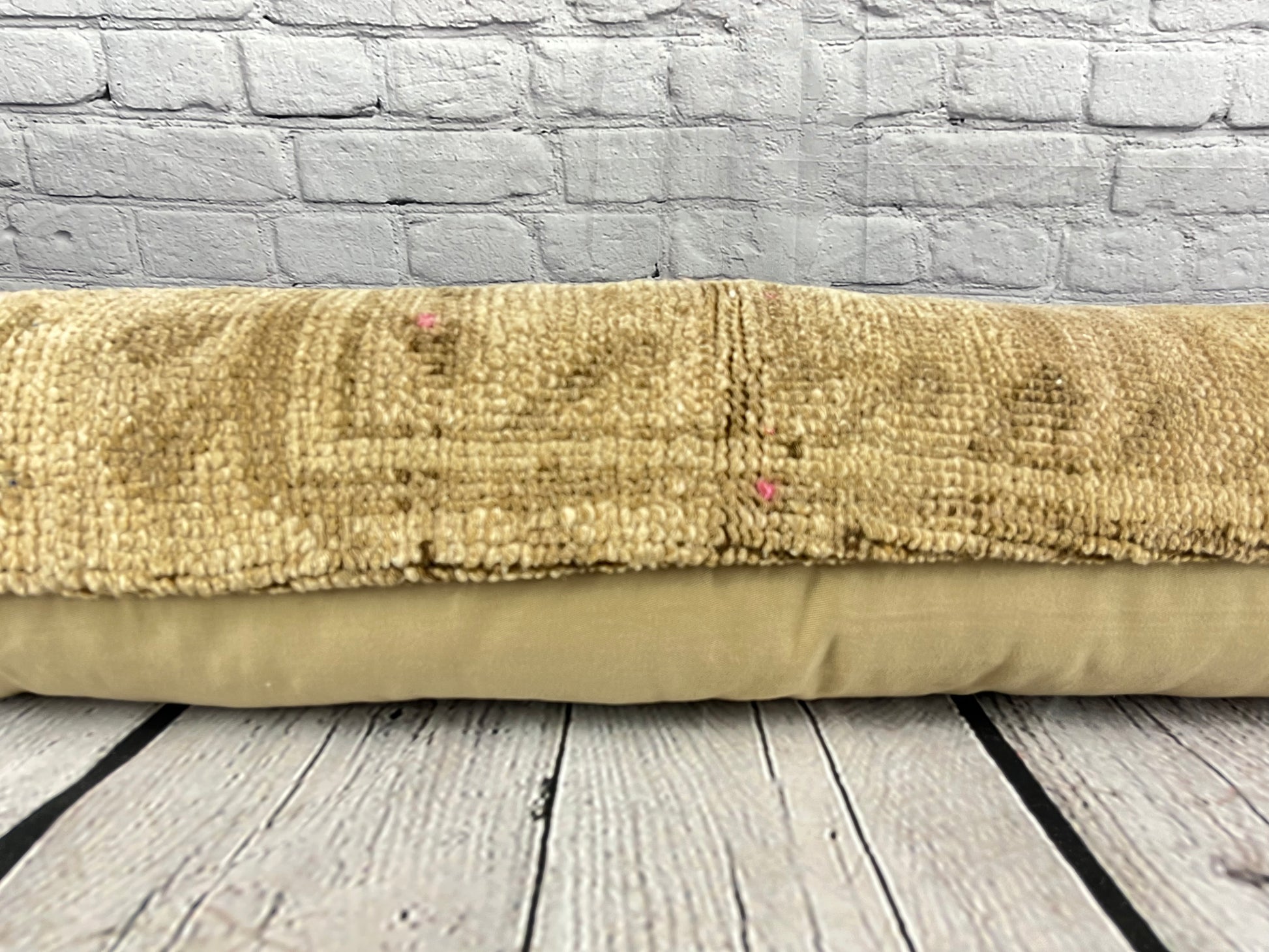 12 x 46 Lumbar Rug Pillow Artisanal Flair Turkish Pillow Cushion Cover #7854