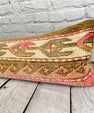 12 x 46 Lumbar Rug Pillow Vibrant Tradition Turkish Pillow Cushion Cover #7767