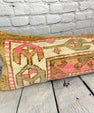 12 x 46 Lumbar Rug Pillow Vibrant Tradition Turkish Pillow Cushion Cover #7767