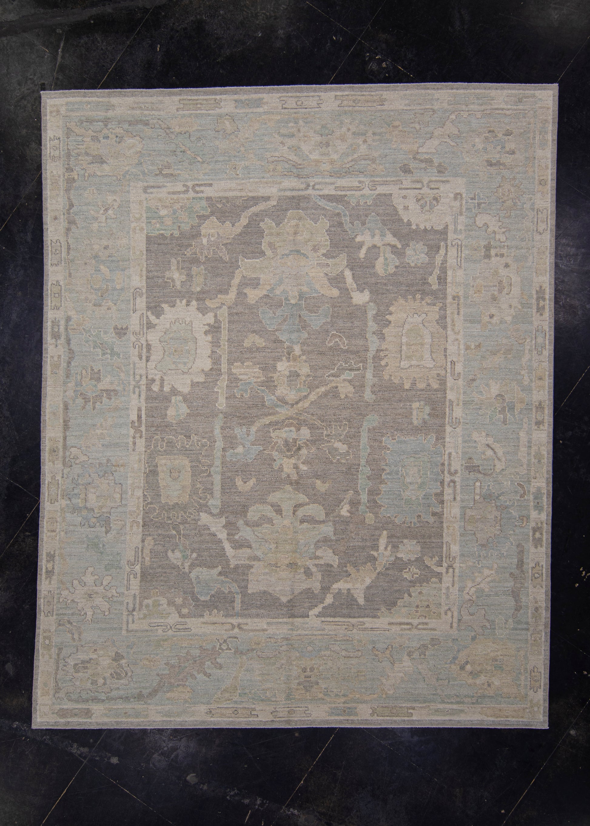 Turkish Oushak Rug 8'2" x 10'3" #11782