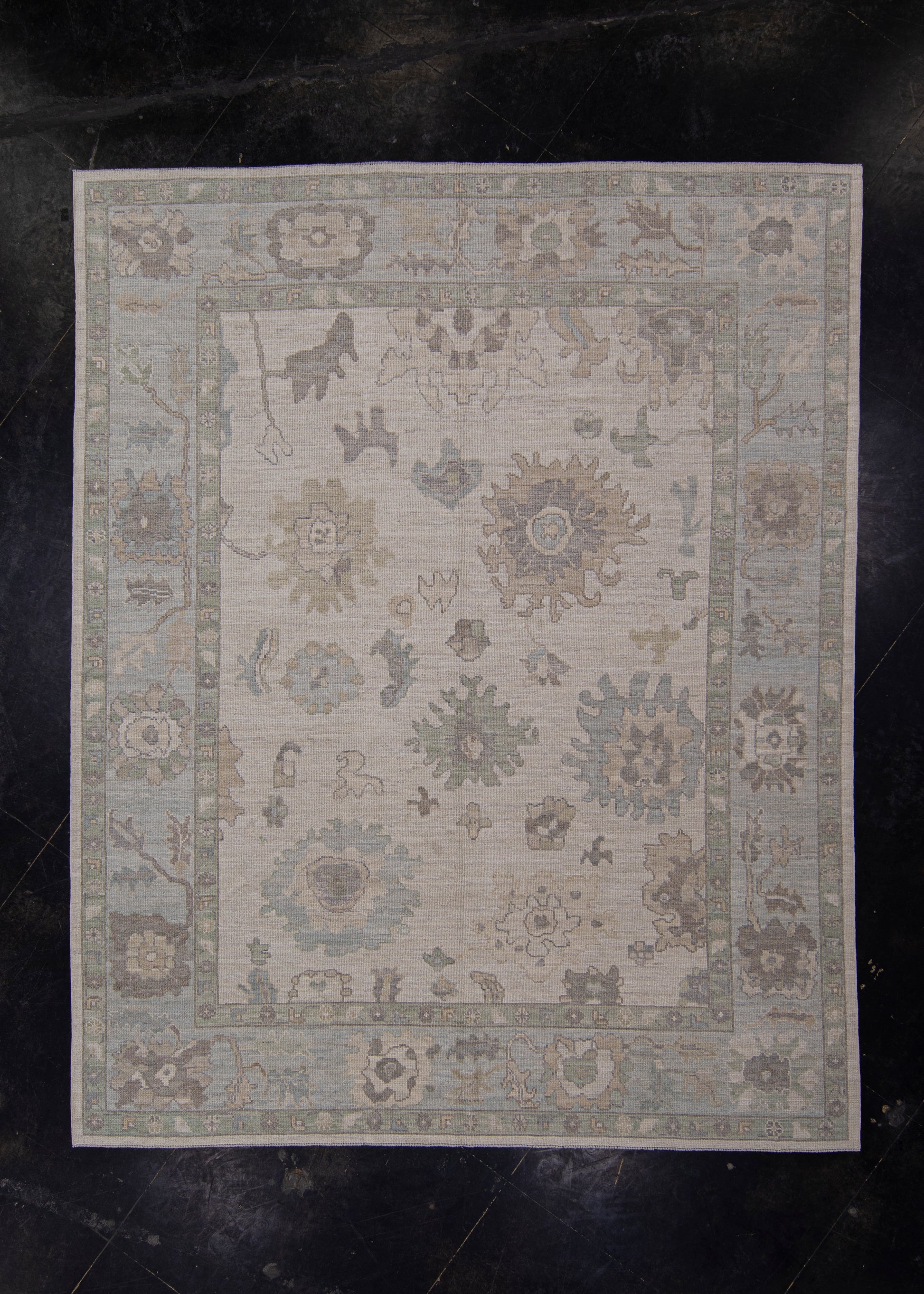 Turkish Oushak Rug 8'3" x 10'3" #11622