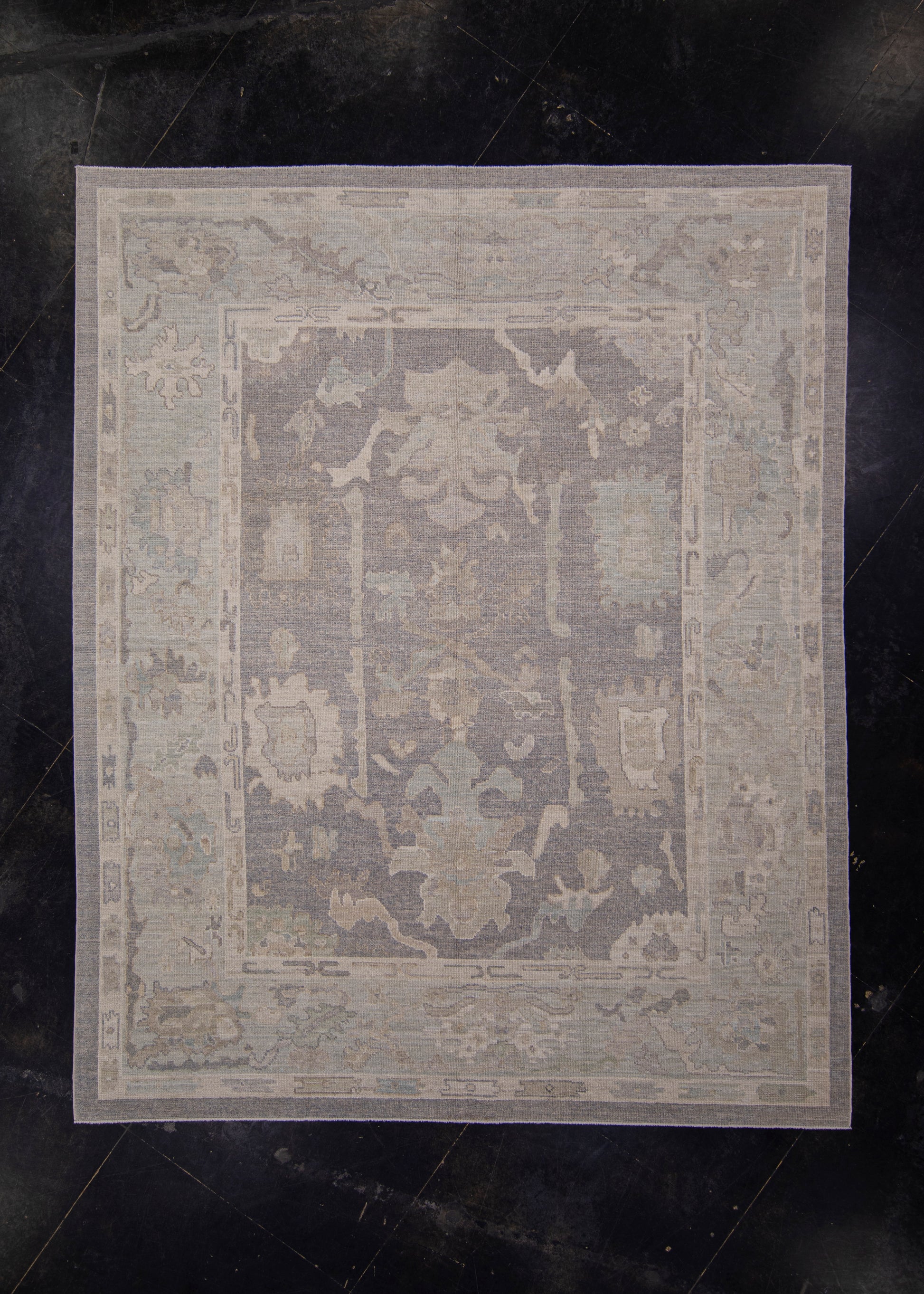 Turkish Oushak Rug 8'6" x 10'5" #11775