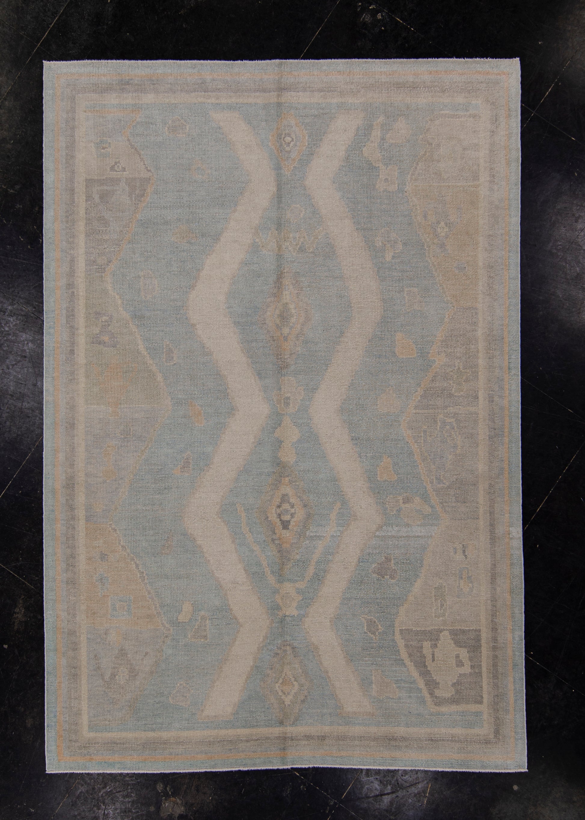 Turkish Oushak Rug 6'4" x 9'4" #12072