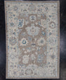 Turkish Oushak Rug 6'2" x 8'8" #7598
