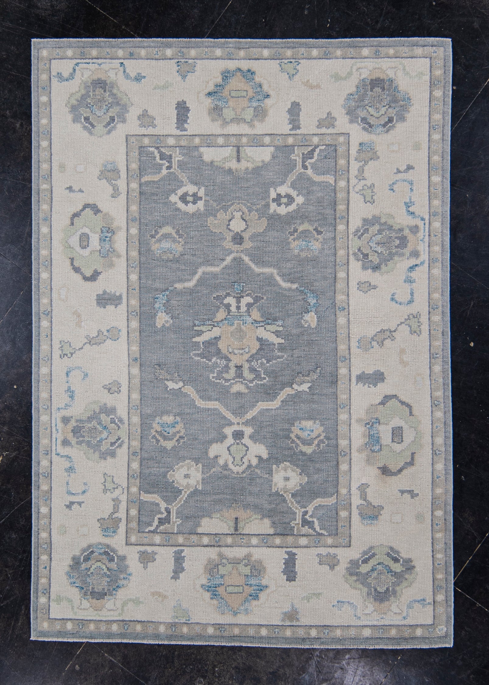 Turkish Oushak Rug 4'10" x 7' #12184