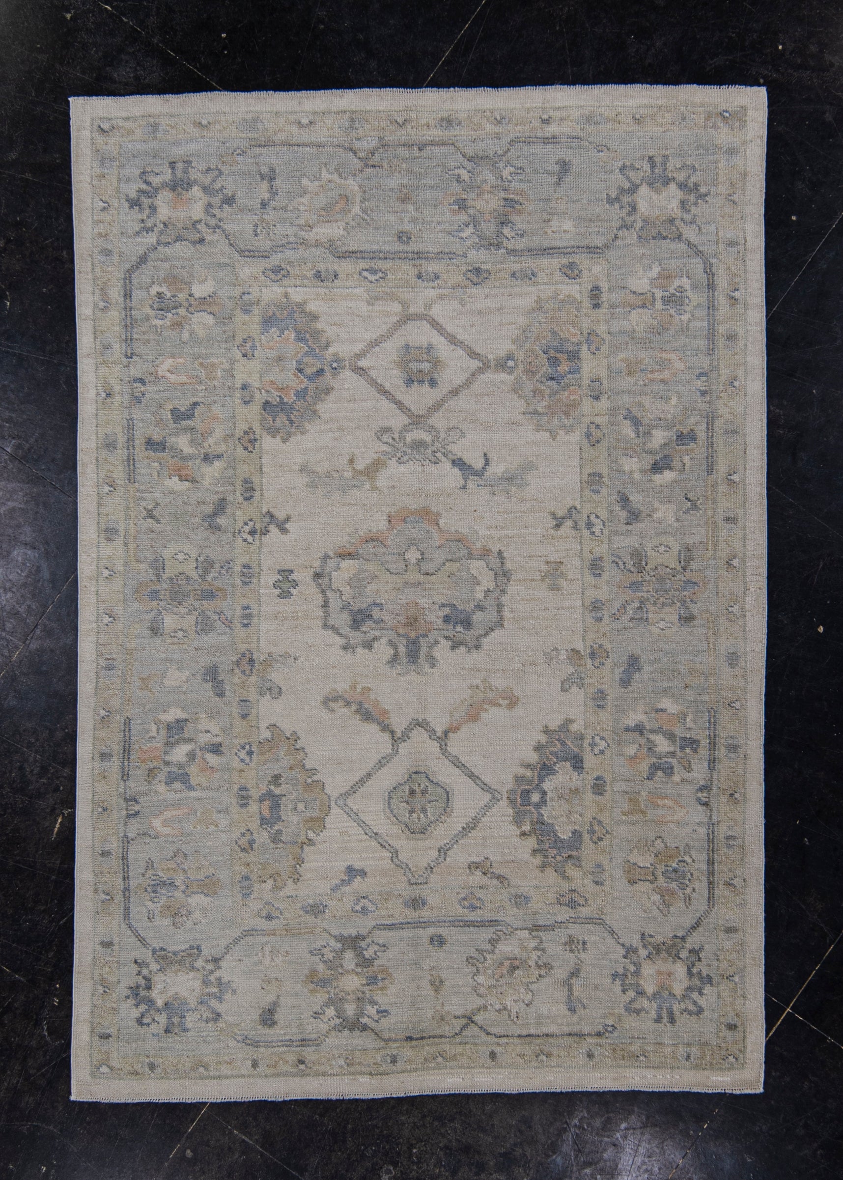 Turkish Oushak Rug 4'11" x 7'2" #12193