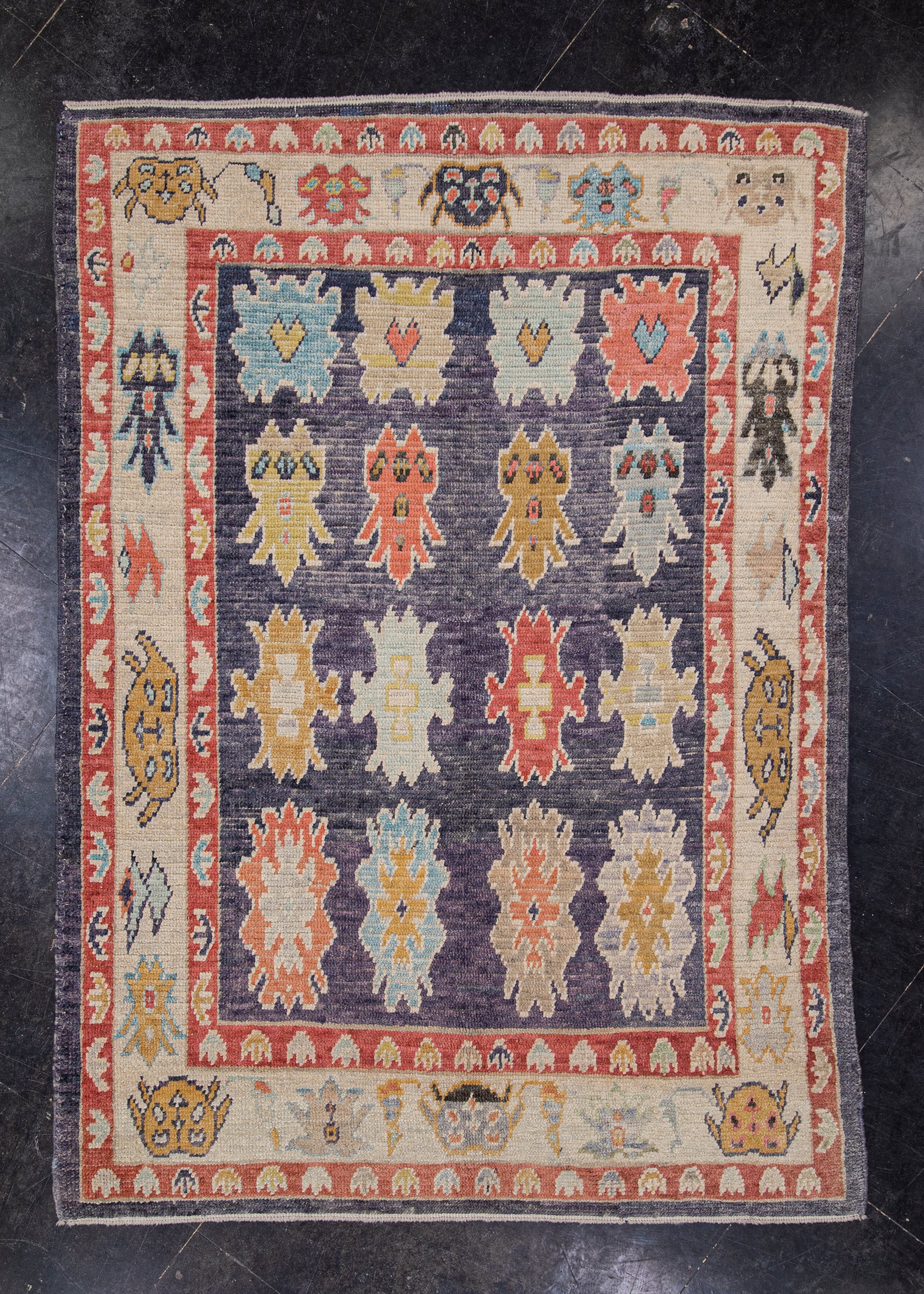 Turkish Oushak Rug 5'7" x 7'10" #4505