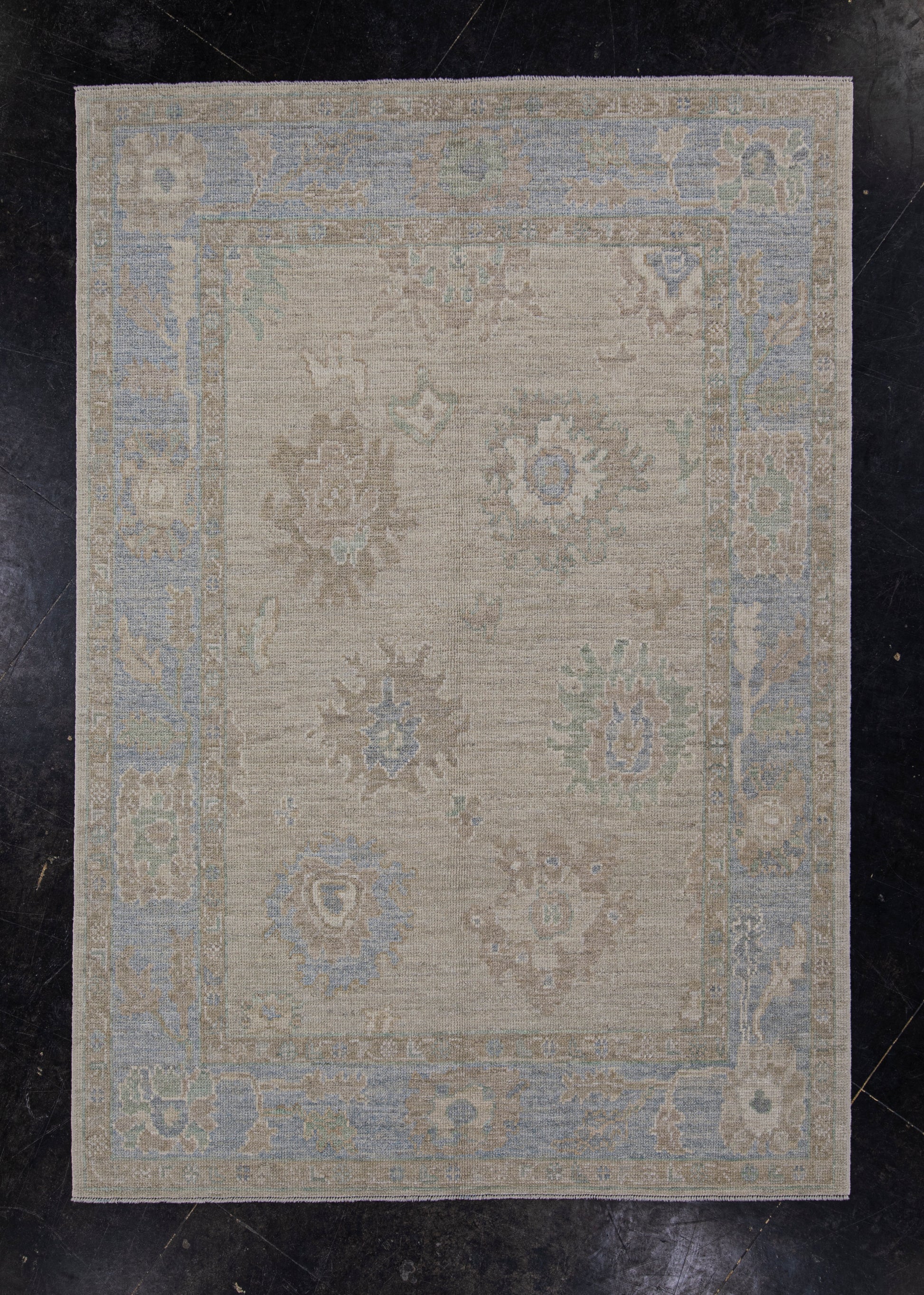 Turkish Oushak Rug 4'11" x 7'1" #11570