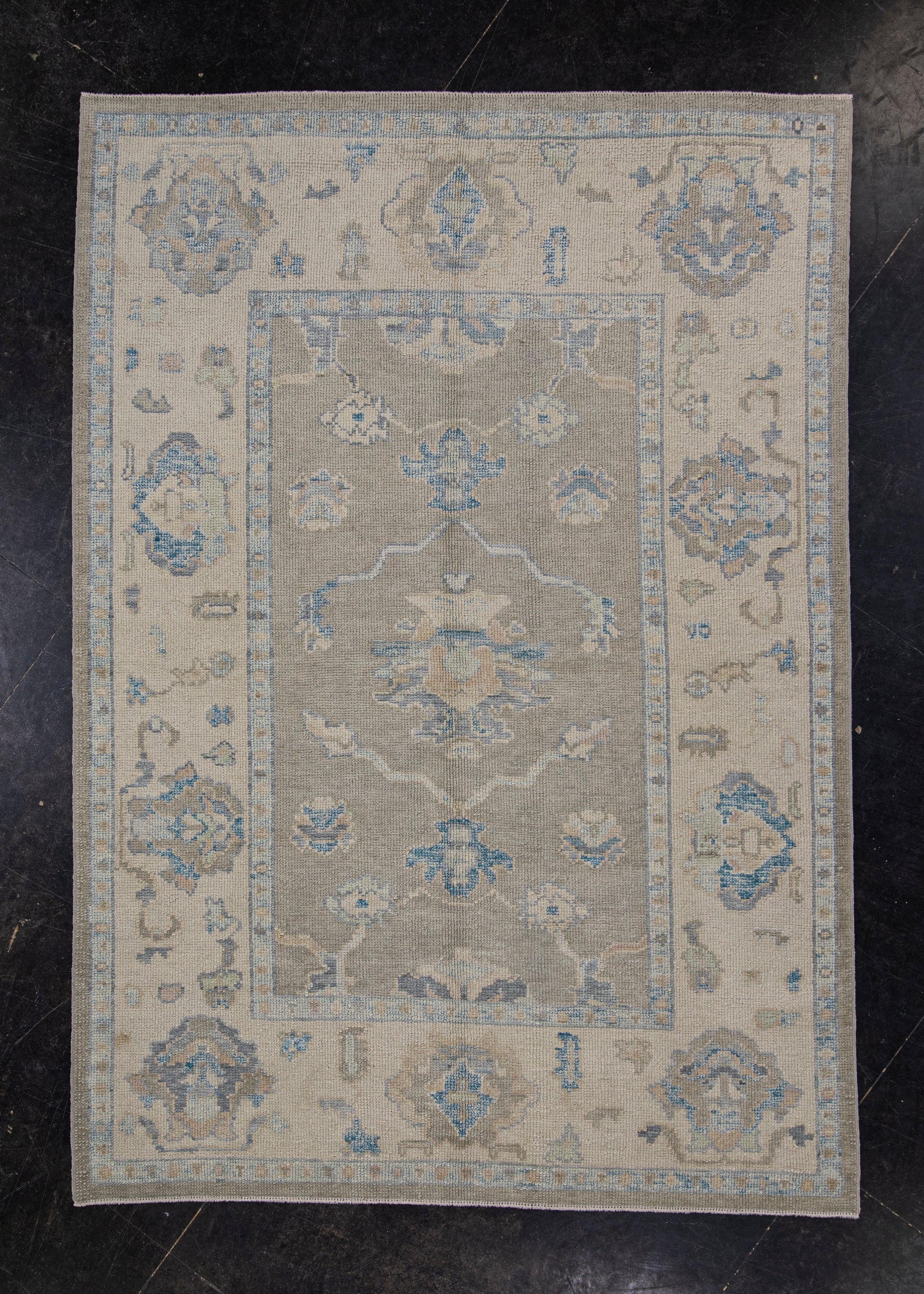 Turkish Oushak Rug 5' x 7'2" #11942