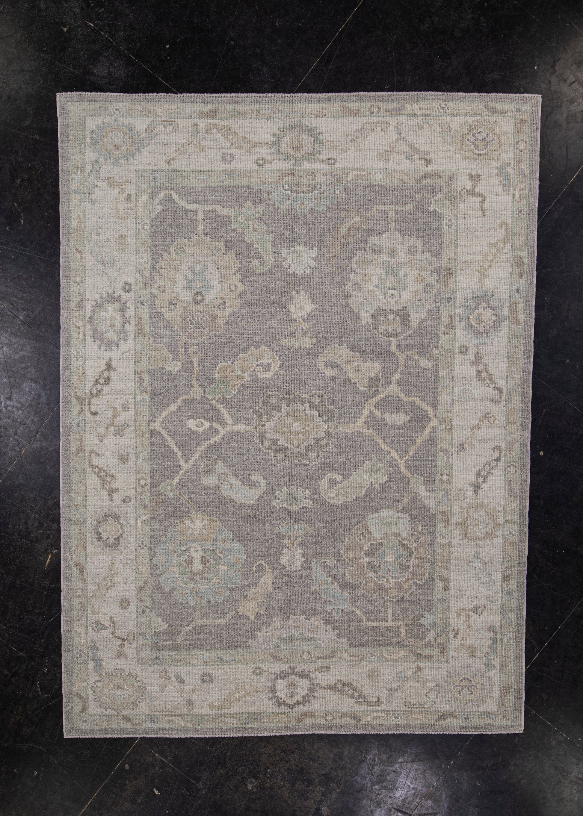 Turkish Oushak Rug 5'3" x 7'1" #11568