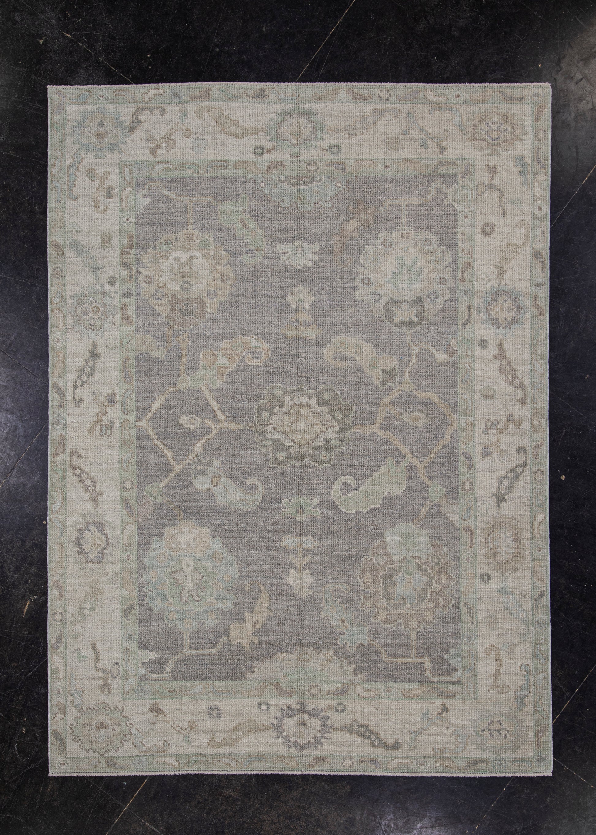 Turkish Oushak Rug 5'2" x 7' #11773