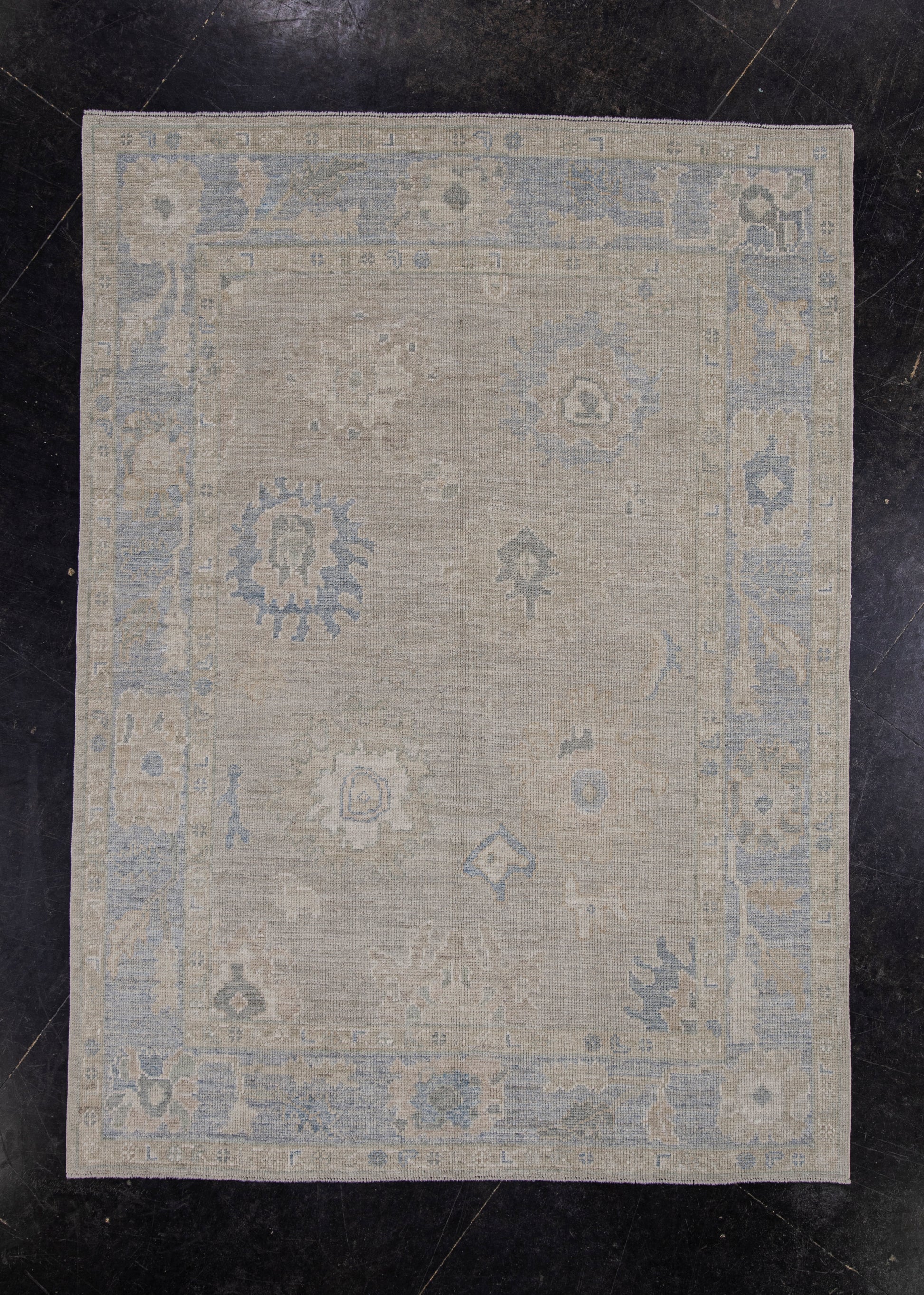Turkish Oushak Rug 5' x 6'10" #11767