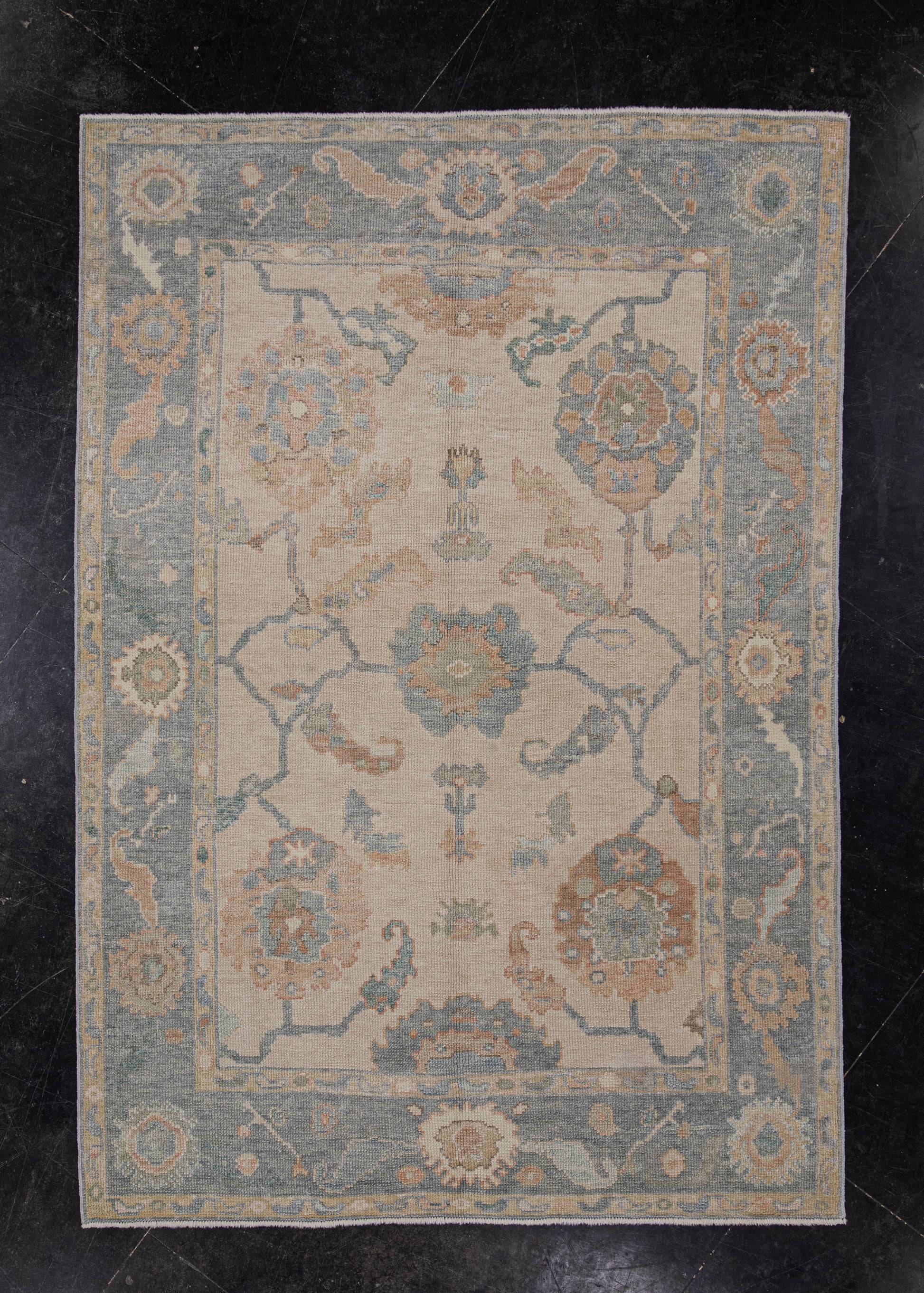 Turkish Oushak Rug 5' x 7'2" #12129