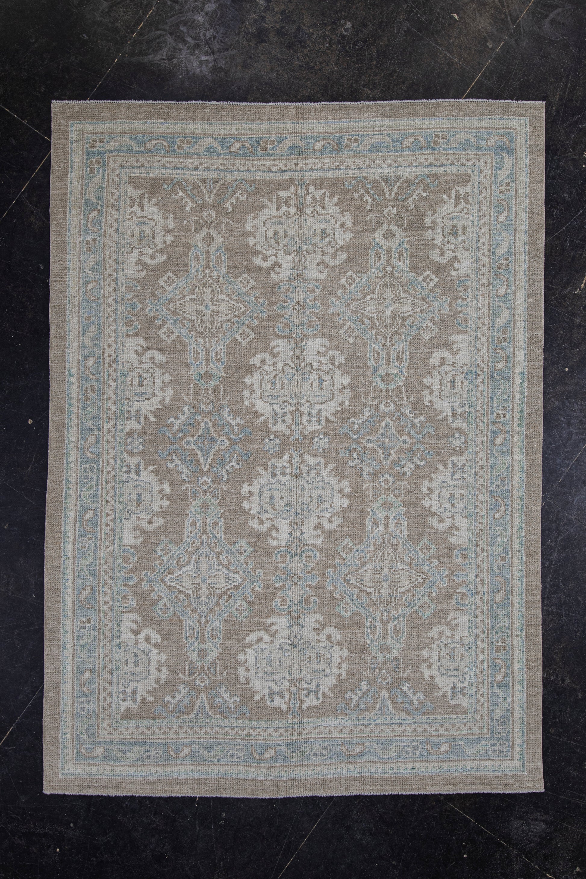 Turkish Oushak Rug 4'11" x 6'9" #11573