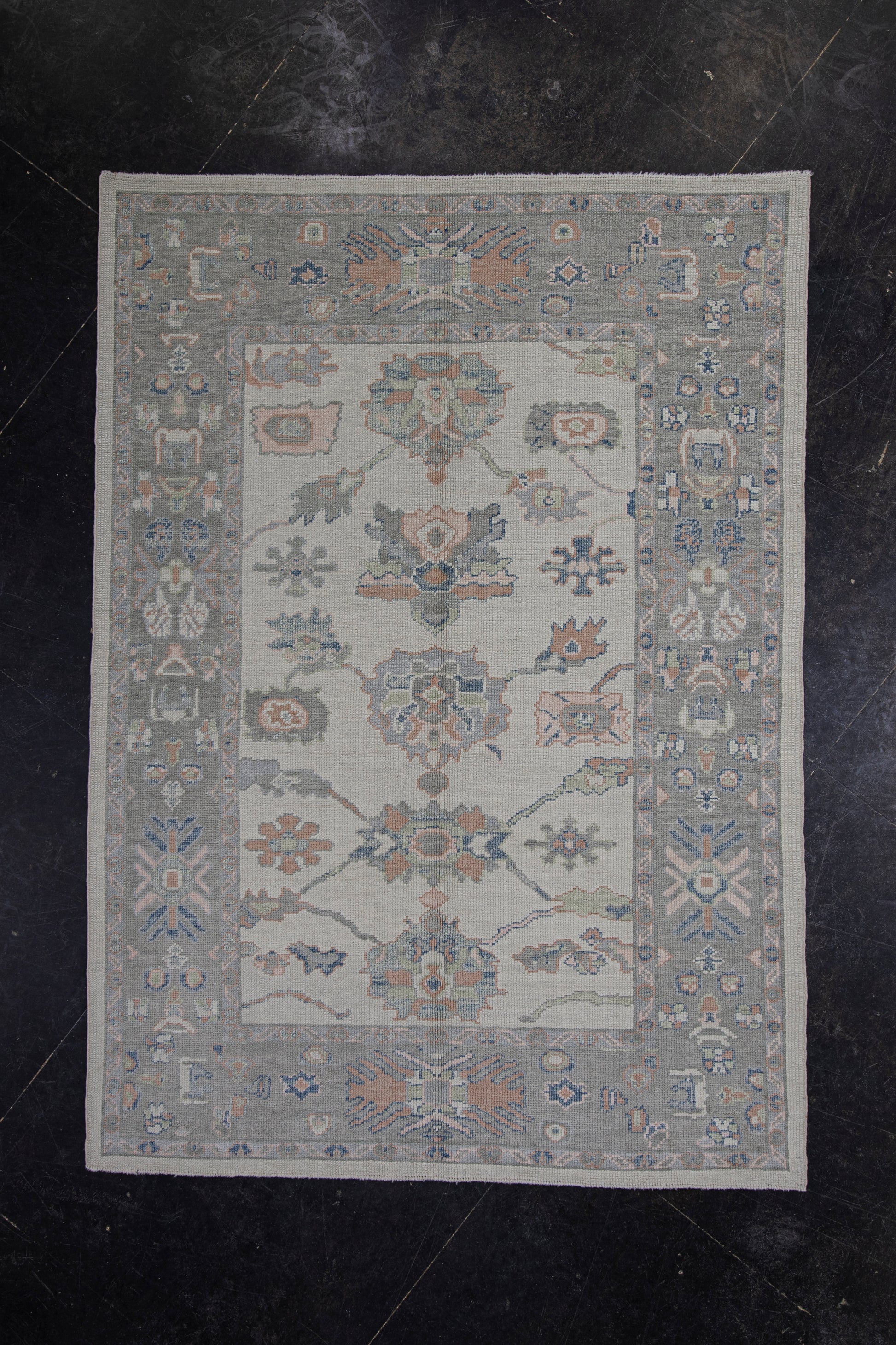 Turkish Oushak Rug 5' x 7' #7992